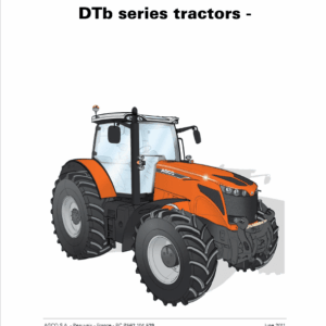 AGCO DT205B, DT225B, DT250B, DT275B, DT300B Tractors Repair Manual