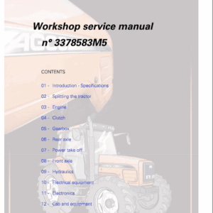AGCO LT75A, LT85A, LT90A, LT95A Tractors Workshop Repair Manual