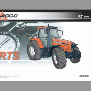 Alternative view of AGCO RT100, RT120, RT135, RT150 PowerMaxx CVT Tractors Repair Manual