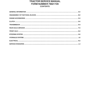 AGCO ST30 Tractors Workshop Repair Manual