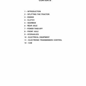 White 8310, 8410 Tractors Repair Manual