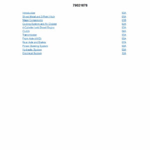 AGCO ST47A, ST52A Tractors Repair Manual