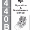 Bobcat 440B Skid-Steer Loader Operation & Maintenance Manual
