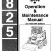Bobcat 825 Skid-Steer Loader Operation & Maintenance Manual