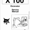 Bobcat X100 Excavator Repair Manual