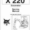 Bobcat X220 Excavator Repair Manual
