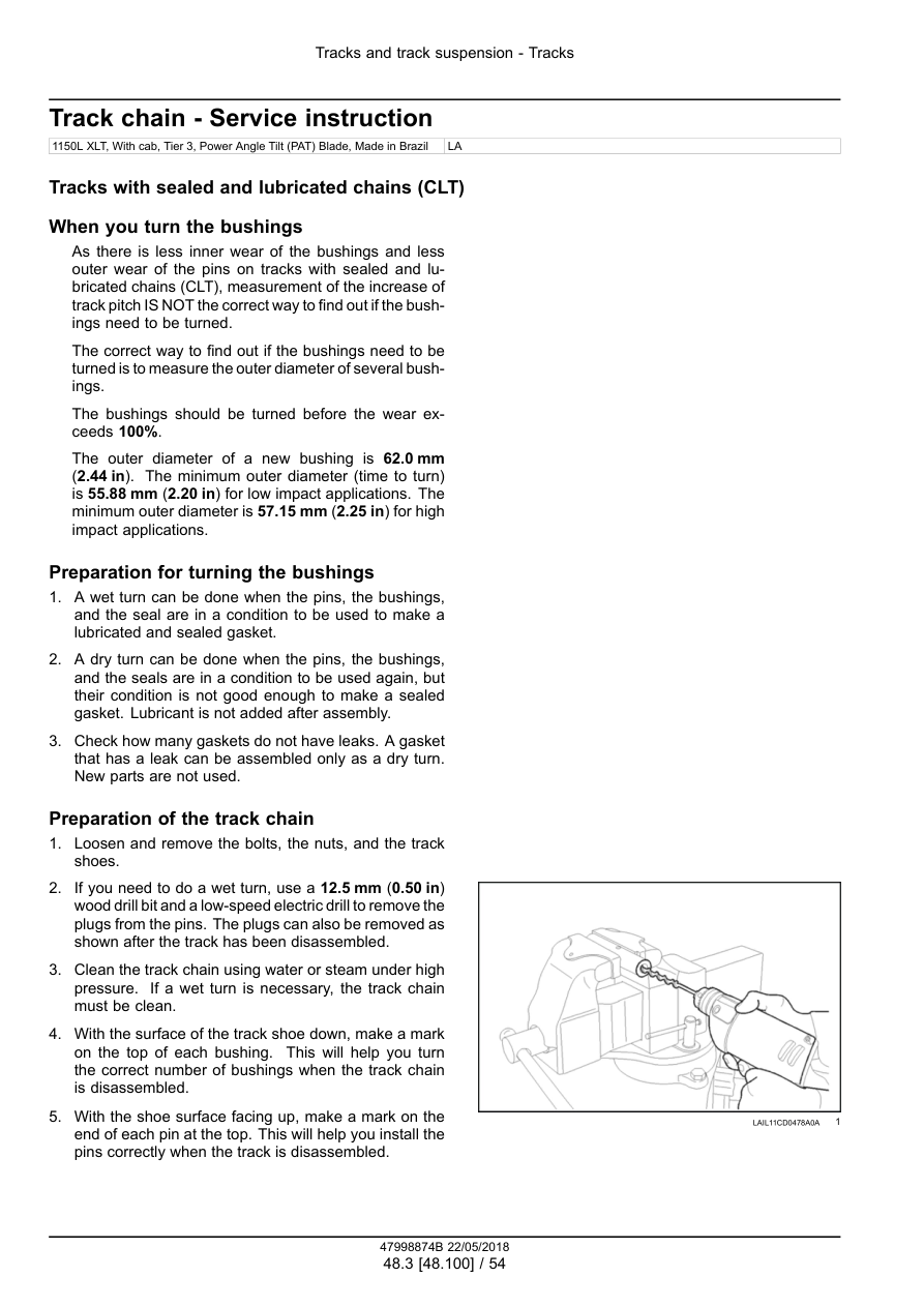 Case 1150L Crawler Dozer Repair Manual