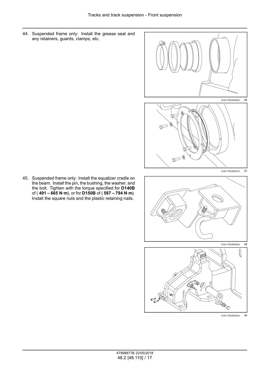Case 1650L Crawler Dozer Repair Manual