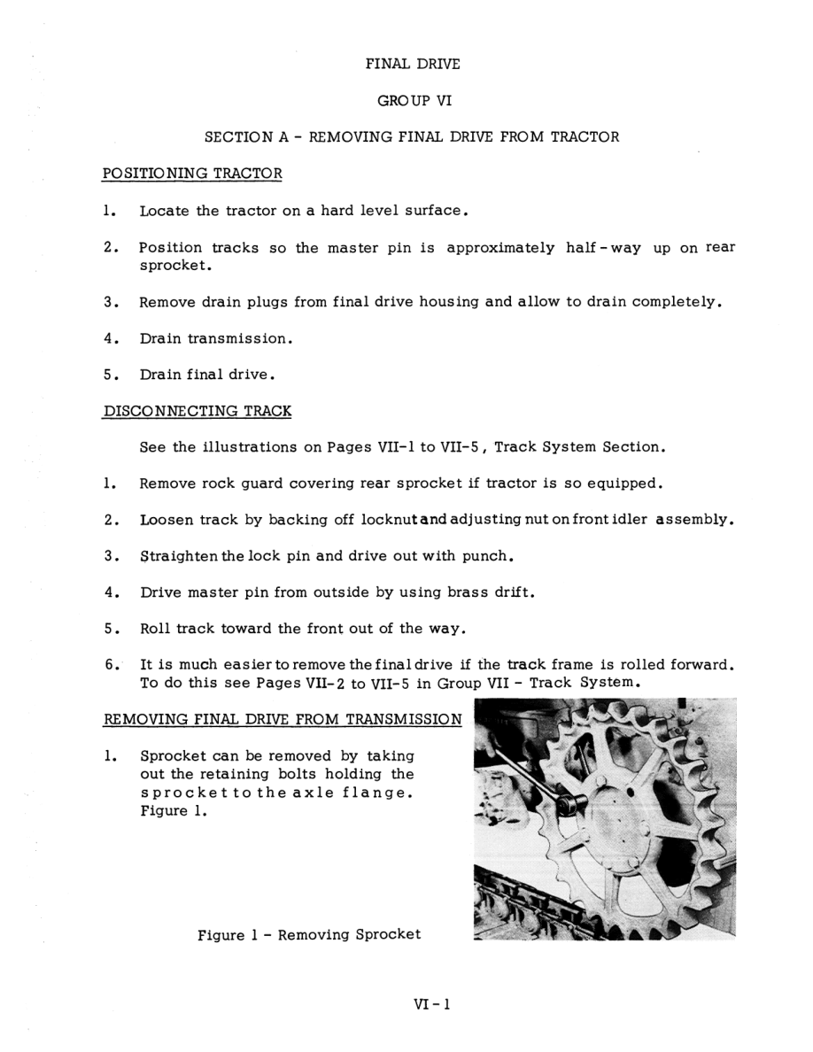 Case 800, 1000 Loader Dozer Repair Manual