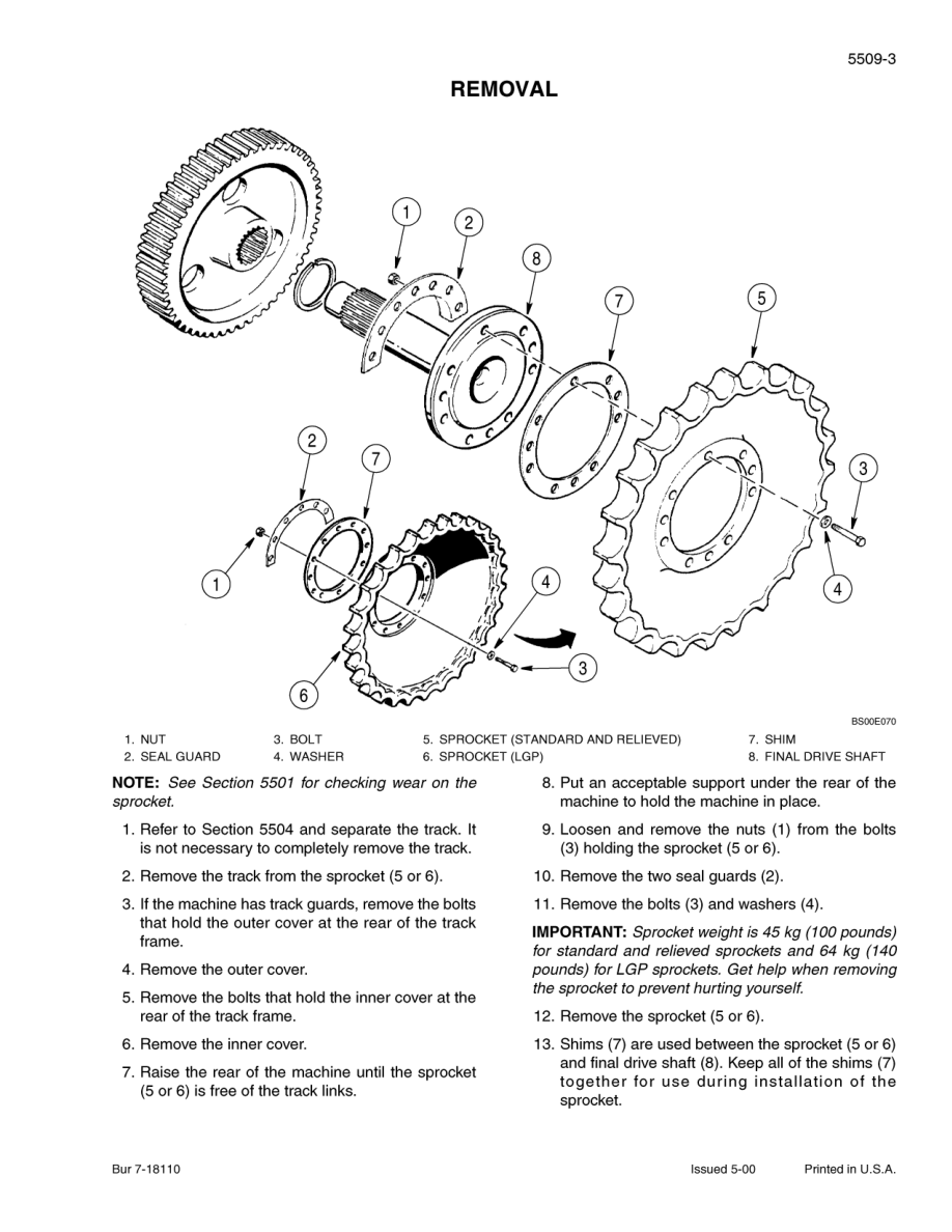 Case 650H, 750H, 850H Crawler Dozer Repair Manual