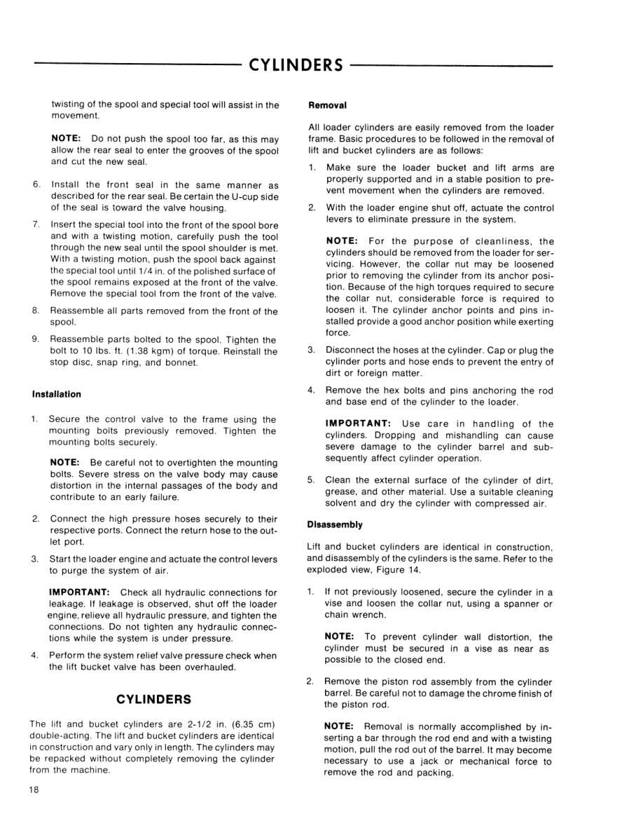 Ford CL-20 Compact Loader Repair Manual