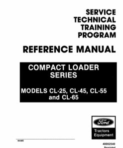 Ford CL-35, CL-45 Compact Loader Repair Manual