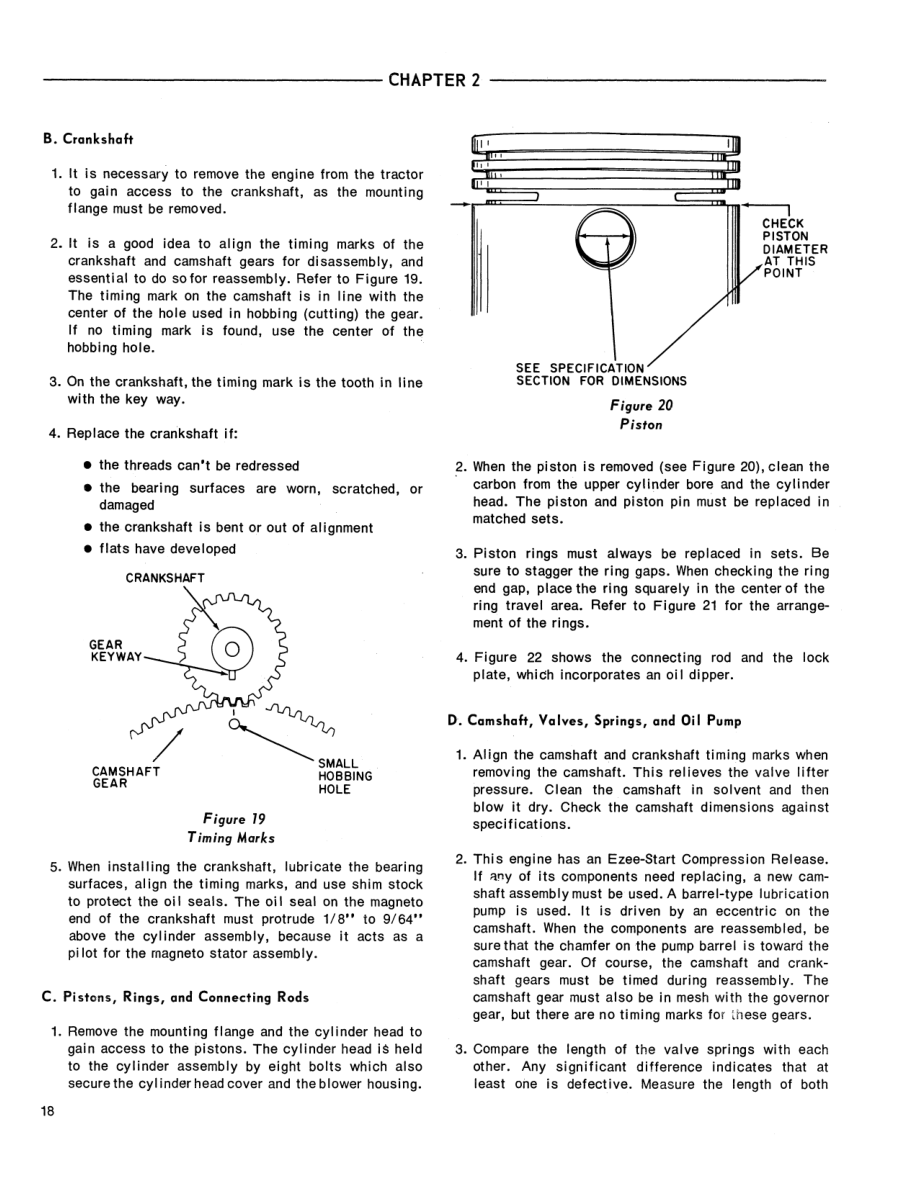 Ford 70, 75 Lawn Tractor Repair Manual