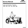 Ford 100, 120, 125, 145 Lawn Tractor Repair Manual