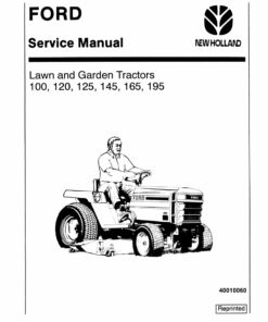 Ford 100, 120, 125, 145 Lawn Tractor Repair Manual
