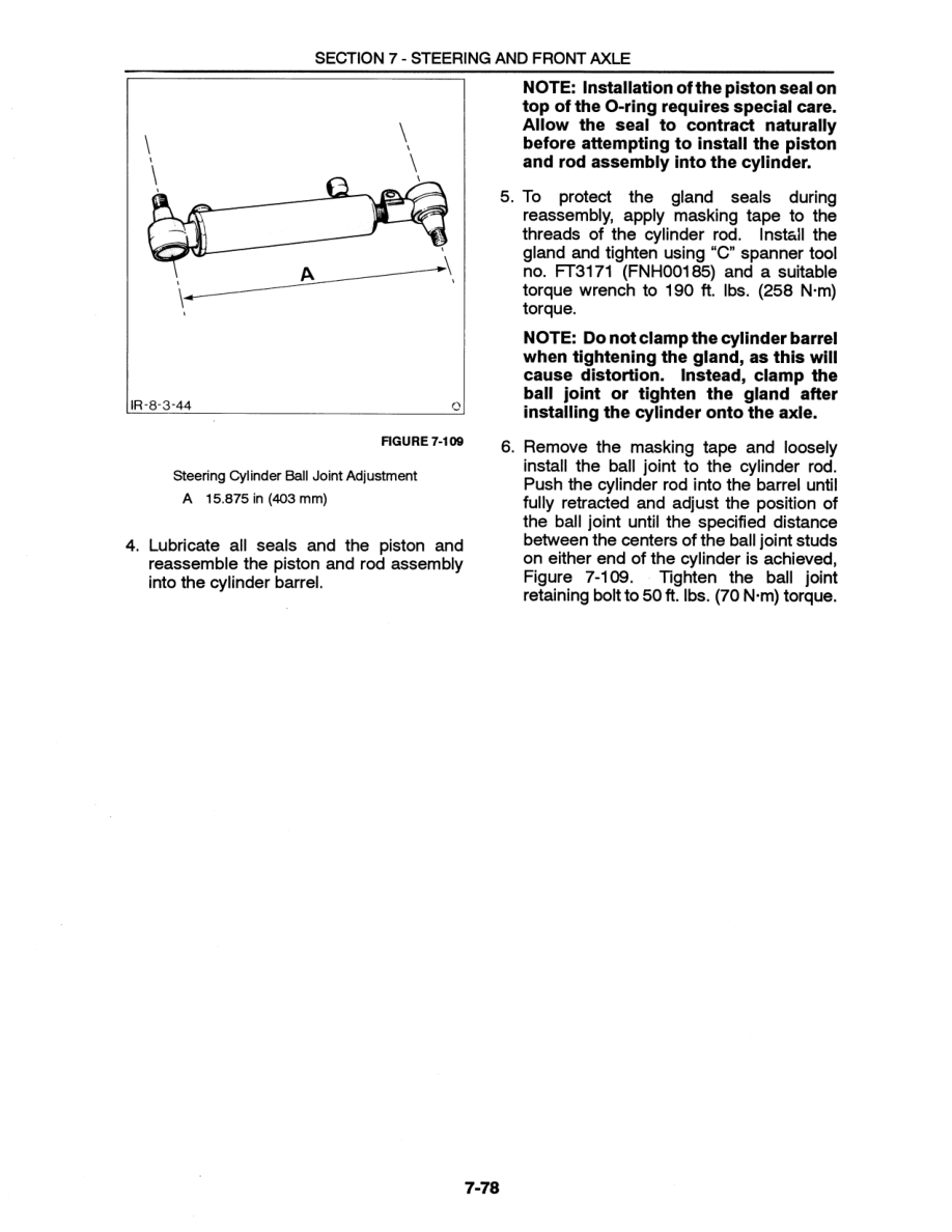 Ford 455D, 555D, 575D, 655D, 675D Backhoe Loader Repair Manual