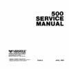 Ford Versatile 500 Tractor Repair Manual