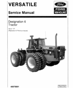 Ford Versatile 936, 956, 976 Tractor Repair Manual