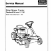 Ford 830, 1130 Rider Mower Tractor Repair Manual