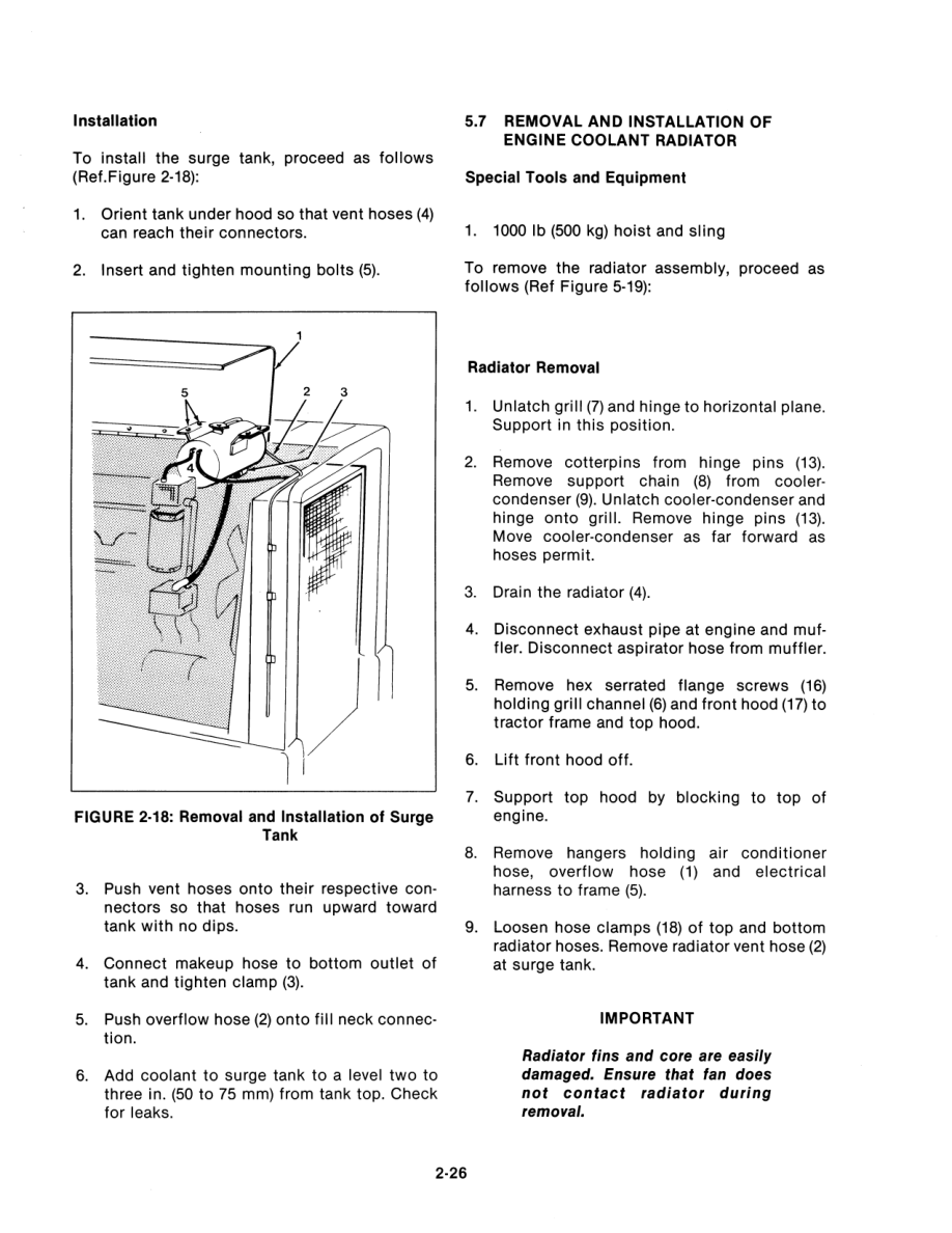 Ford Versatile 835, 855, 875, 895, 935, 950 Tractor Repair Manual