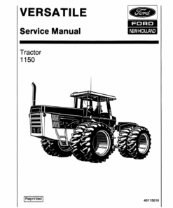 Ford Versatile 1150 Tractor Repair Manual