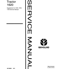 Ford 1320, 1520, 1620, 1715, 1720 Tractor Repair Manual