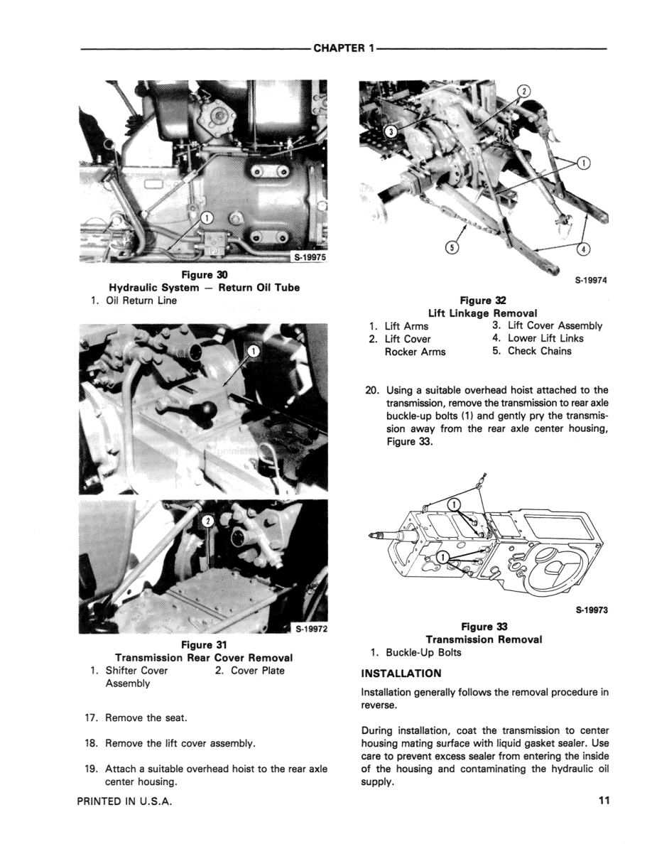 Ford 1910 and 2110 Tractors Repair Manual