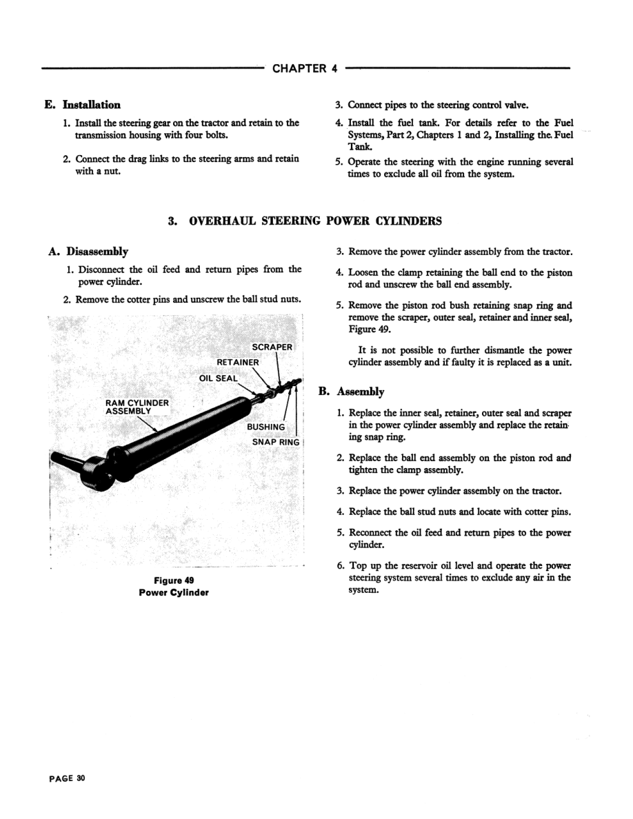 Ford Tractor Series 5000, 5500, 5550, 7000 Repair Manual