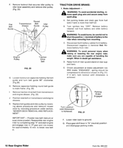 Ford R8, R11 Riding Mower Tractor Repair Manual