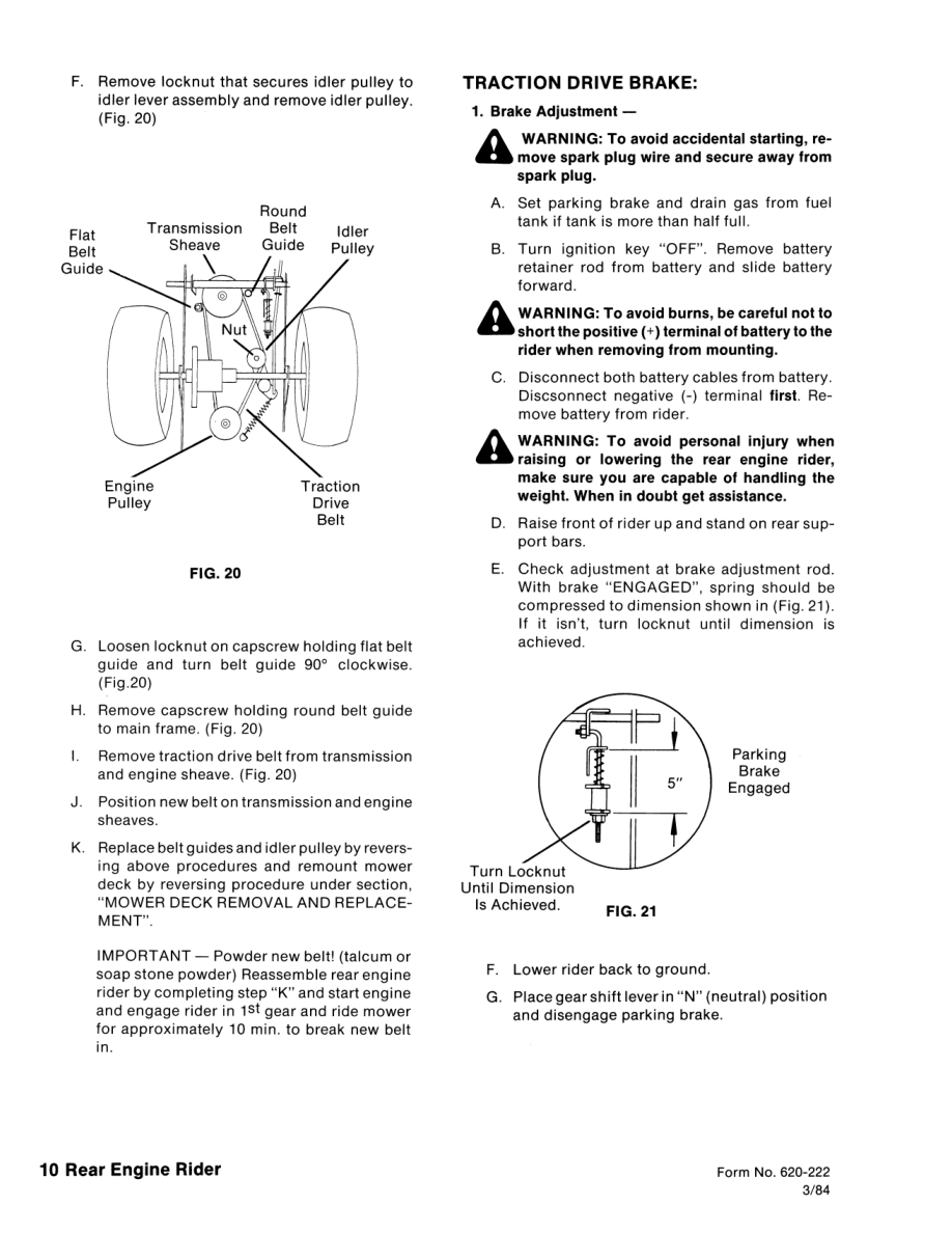 Ford R8, R11 Riding Mower Tractor Repair Manual