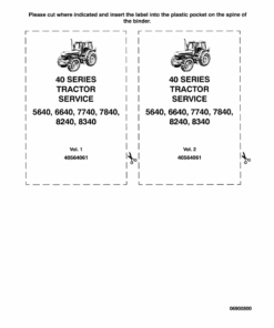 Ford 5640, 6640, 7740 Tractor Repair Manual