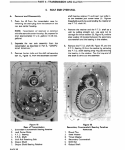 Ford 8700 and 9700 Tractor Repair Manual
