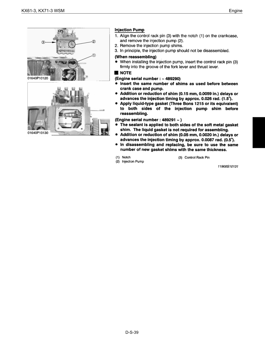 Kubota KX057-4, U55, U55-4 Excavator Workshop Repair Manual