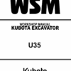 Kubota U35 Excavator Workshop Repair Manual
