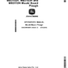 John Deere MB3012M, MB3012H, MB3102H, MB3001M, MB3103H, MB3112H Moldboard Plow (India) Operator's Manual (5AMOMRMBPE)