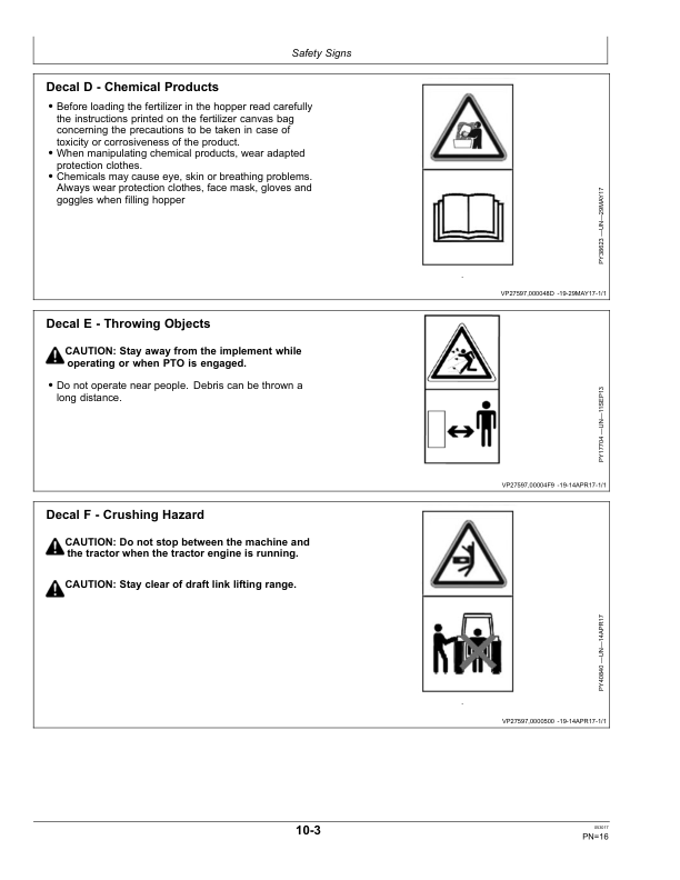 John Deere FS2454 Fertilizer Broadcaster Operator's Manual (5DMB00H142) - Image 2