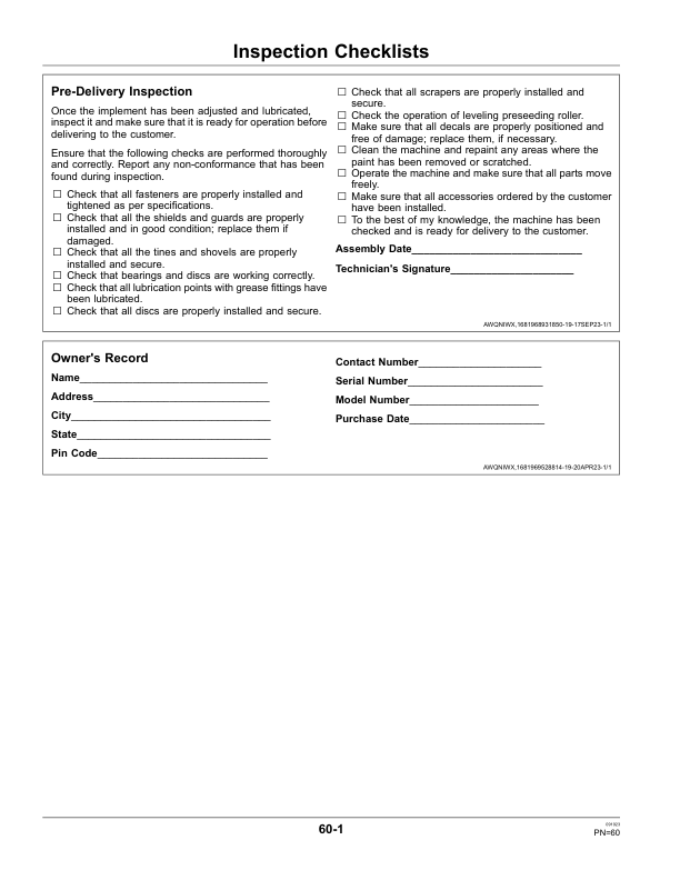 John Deere MT3005 Combination Implement (India) Operator's Manual (5DMOMCIENG) - Image 2
