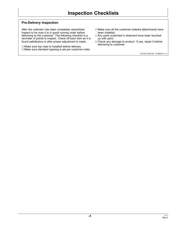 John Deere RC3005, RC3007 Cultivator & RR3002 RigidRidger Operator's Manual (5DMRC0M30E) - Image 2