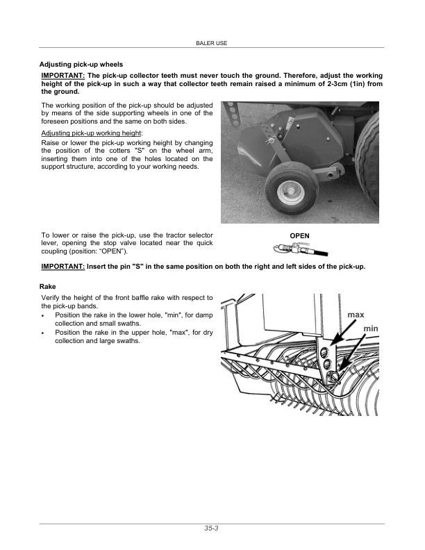John Deere F440E & F450E Round Balers Operator's Manual (5FBD606) - Image 3