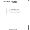 John Deere R310, R315, R320 Blast Sprayer Operator's Manual (5FD0031MJD)