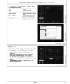 Alternative view of John Deere Intelligence Package Control Application Operator's Manual (5FD0036MJD)