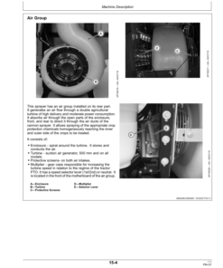 Alternative view of John Deere C140, C160 & C180 Cannon Sprayers Operator's Manual (5FD0051MJD)