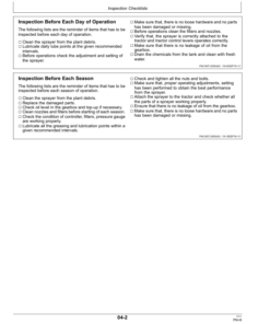 Alternative view of John Deere N160 Trailed Air Blast Sprayer Operator's Manual (5FDOMN160)