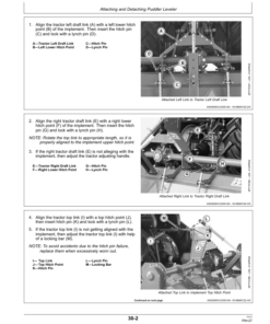 Alternative view of John Deere PL1016, PL1017, PL1018 Puddler Leveler (India) Operator's Manual (5GEPLOM)