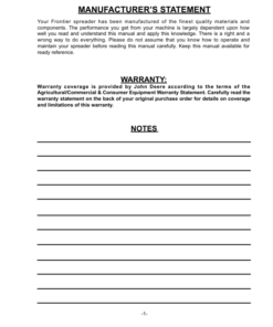 Alternative view of John Deere MS1112 Manure Spreader Operator's Manual (5HP71215)