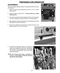 Alternative view of John Deere Wheel Rake WR3208, WR3210, WR3212 Operator's Manual (5HP90610)