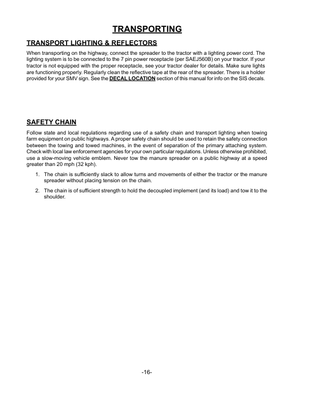 John Deere MS1442, MS1455 Manure Spreader Operator's Manual (5HPO75895) - Image 2
