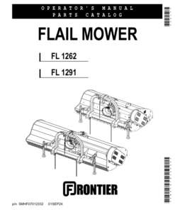 John Deere FL1262 & FL1291 Flail Mower Operator's Manual (5MHF07012332)