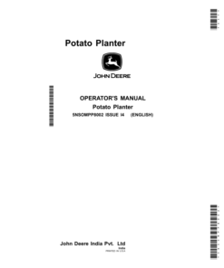 John Deere PP8012, PP8002 Potato Planter Operator's Manual (5NSOMPP8002)