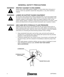 Alternative view of John Deere Power Rakes - PR1148, PR1160 Operator's Manual (5SPP999600)